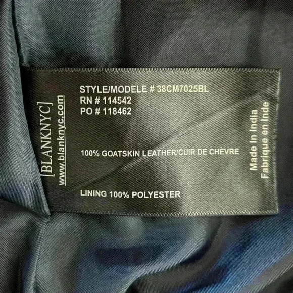 Blank NYC Men's Suede Bomber Jacket Black Size Medium NEW - Picture 14 of 15